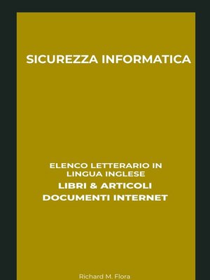 cover image of Sicurezza Informatica